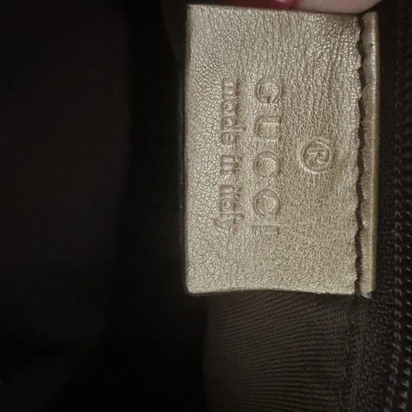 💎AUTHENTIC Gucci GG Crystal Coated Canvas Abbey D-Ring hobo Shoulder Bag 💎 - Picture 7 of 16